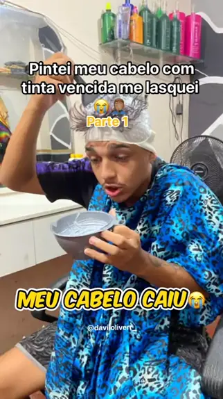 lasquei com meu cabelo