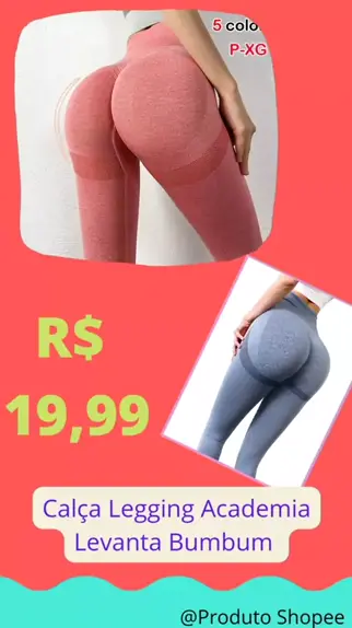 calça legging levanta bum