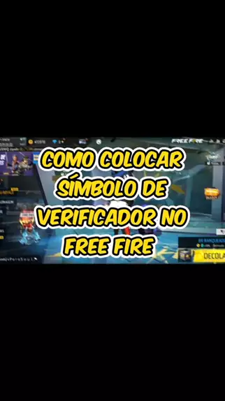 Símbolo de Verificado do Free Fire. Copie Agora! - FreeFireBR