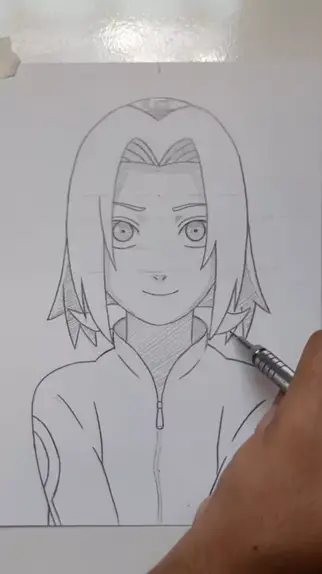 Desenhando a sakura haruno do anime de naruto #desenhando