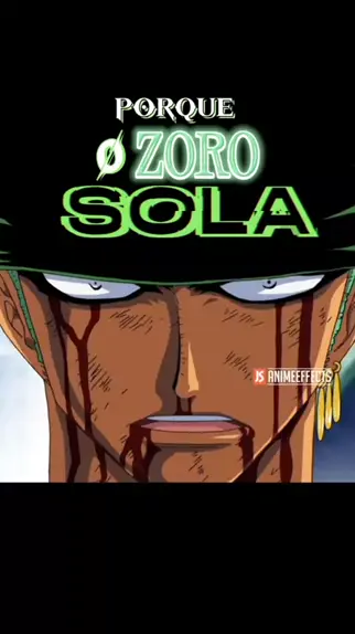 zoro sola significado