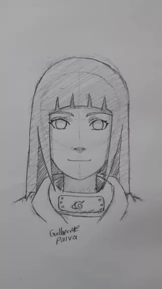 HOW TO DRAW HINATA HYUGA FROM NARUTO /// COMO DESENHAR A HINATA