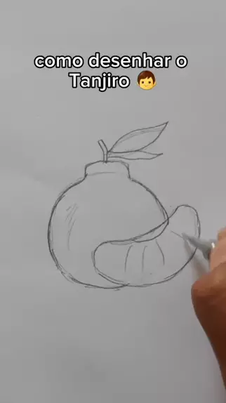 tanjiro desenhar