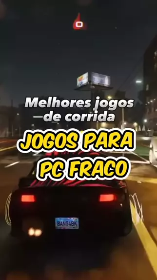 jogos de corrida para pc fraco