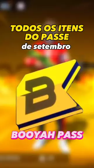 Todos os itens do Passe Booyah em setembro 2023 - Free Fire Club