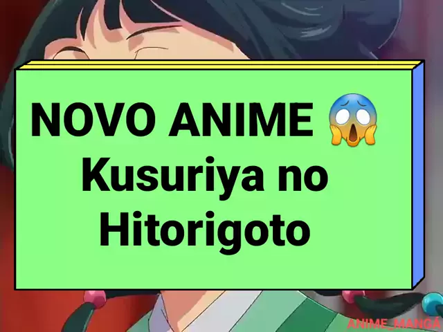 Kusuriya no Hitorigoto (trailer 2). Anime estreia em Outubro de 2023. 