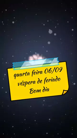 TERÇA FEIRA - VÉSPERA DE FERIADO