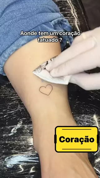 Tattoo Coração fogo