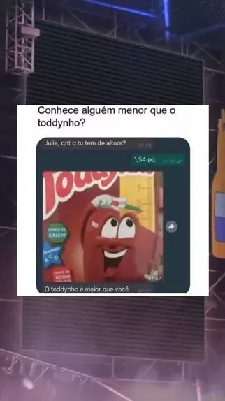 Diminuíram a altura do Toddynho - iFunny Brazil