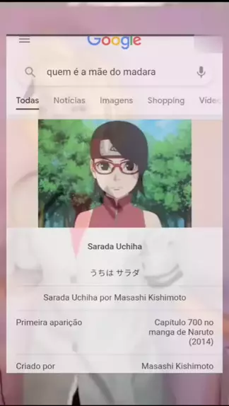 Quem eh a verdadeira mãe da Sarada Uchiha?