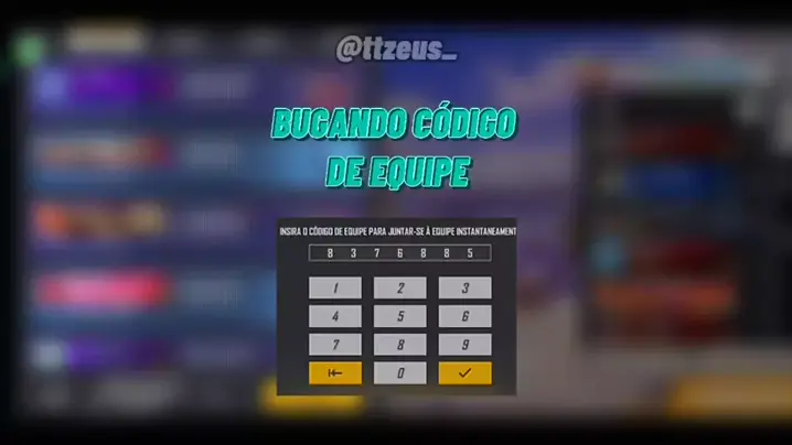 como colocar código de equipe no ff 2023