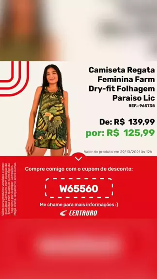 camiseta dry fit feminina centauro