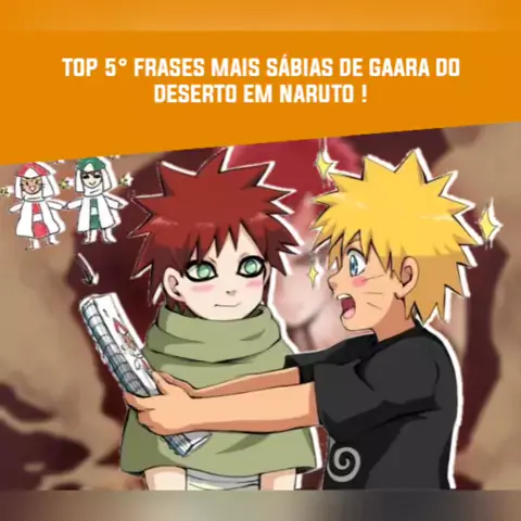 20 frases de Gaara do Deserto cheias de sabedoria