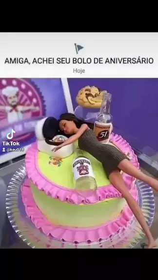 bolo pra amiga cachaceira