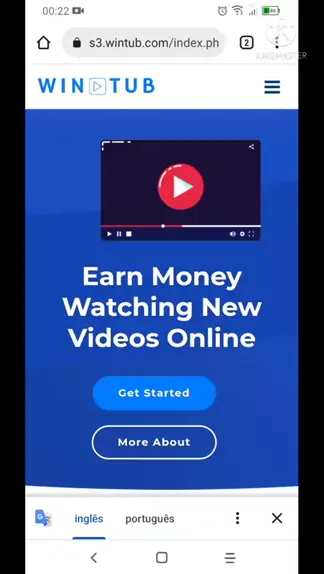 Wintub earn money online watching videos