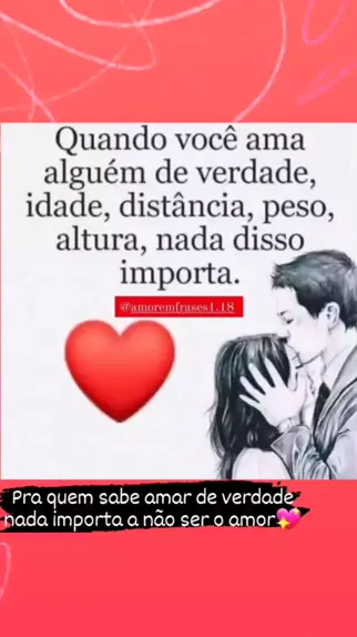 Quando o amor acontece não importa a idade?