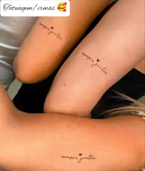 Lindas tatuagem de irmãs 🥰  Tatuagem de irmãs, Tatuagem, Lindas