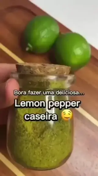 Tempero lemon pepper caseiro: o que é, receita e como usar