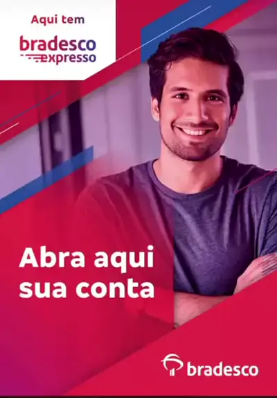 Abra sua conta no Bradesco