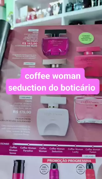 coffee woman fusion desodorante colônia 100 ml