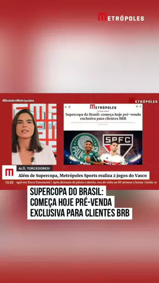 Supercopa do Brasil: começa hoje pré-venda exclusiva para clientes BRB