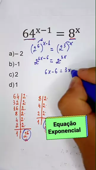 Equa O Exponencial Aprenda Matem Tica Energia E Passion