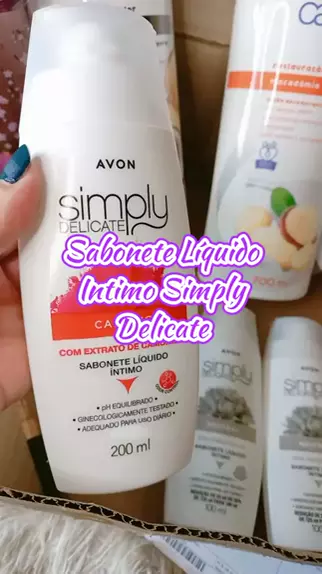 Simply Delicate Sabonete Líquido Íntimo 200ml - Avon