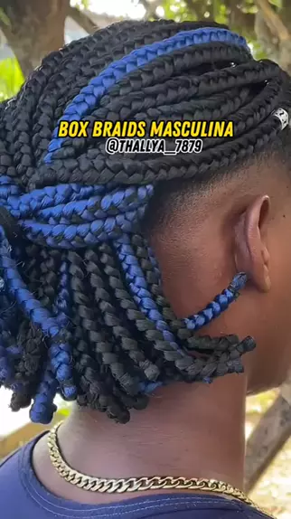 tranças box braids homem