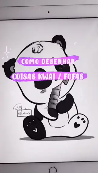 Como desenhar um panda com a letra B #desenhosfaceislupedroso #desenho