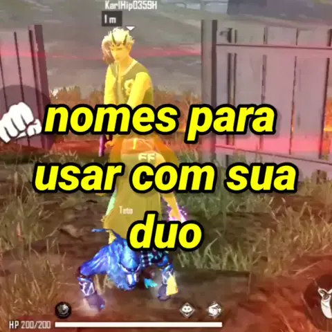 nome para duo ff combinando casal