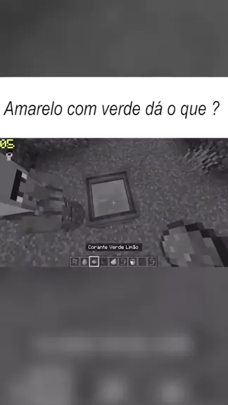 Como fazer corante verde no Minecraft