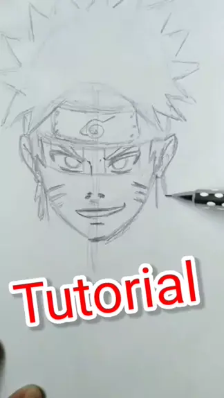 Como desenhar o narito passo a passo #tutorial #anime #naruto