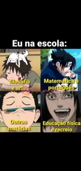 memes de animes em português