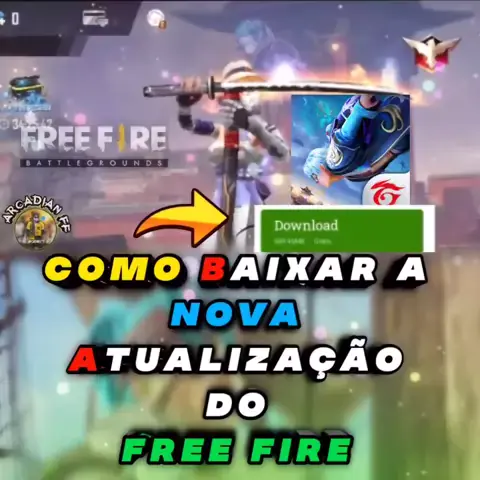 ⇢COMO BAIXAR FREE FIRE ATUALIZADO