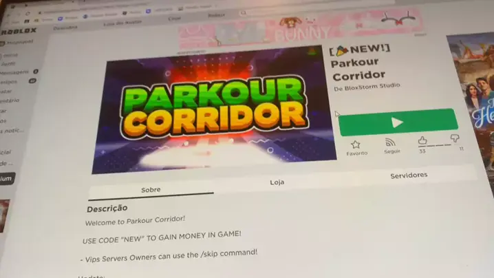 codes parkour roblox