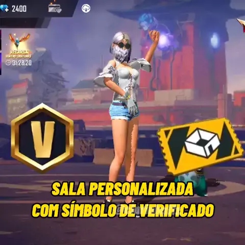 Bug do Verificado na Sala personalizada - FreeFireBR