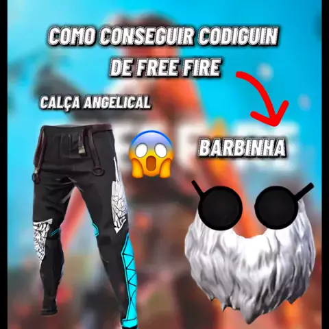 COMO RESGATAR UM CODIGUIN DA CALÇA ANGELICAL no FREE FIRE