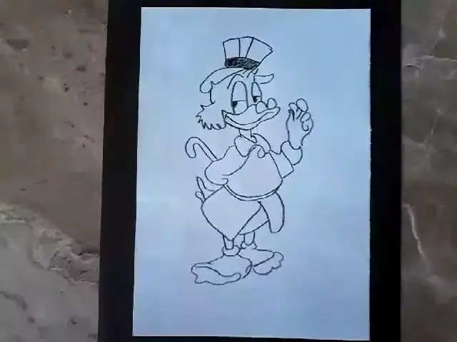 Como Desenhar o Tio Patinhas [Uncle Scrooge] - (How to Draw
