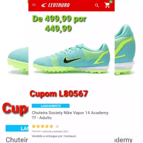 Centauro best sale society nike