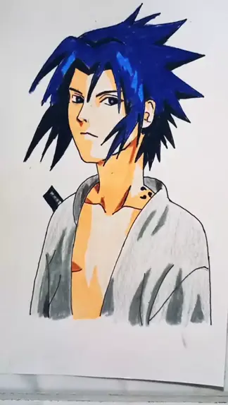 Uchiha Saske, Desenho por Gabriel