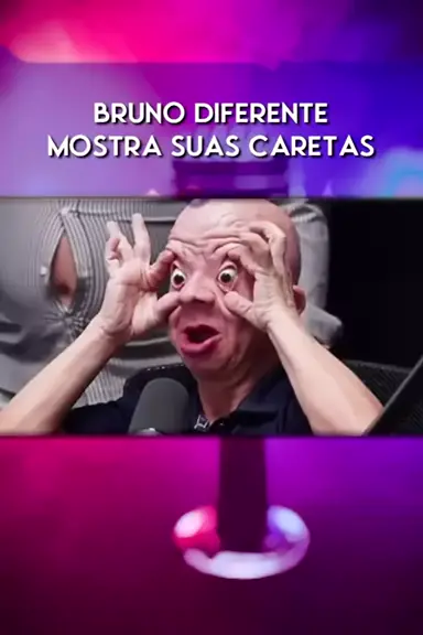 Bruno Diferente fazendo suas caretas no Ticaracaticast