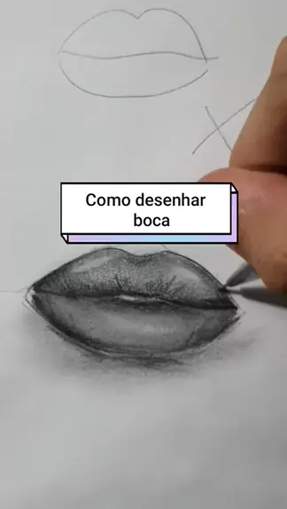 Como desenhar bocas - How to draw lips
