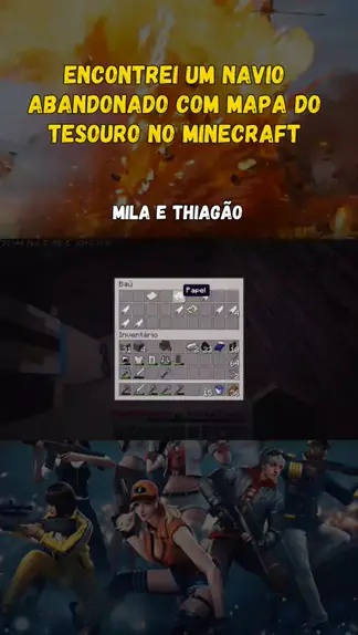 como fazer um mapa do tesouro no minecraft