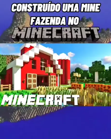 Casa/Fazenda: Minecraft Pocket Edition.