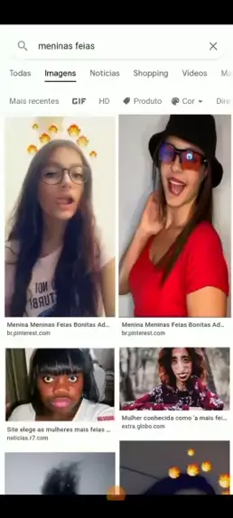 fotos de meninas feias