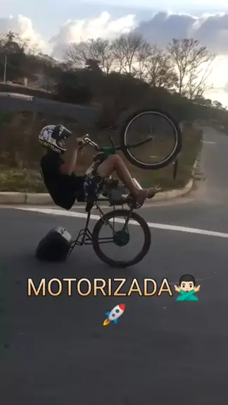 MANDANDO GRAU DE BIKE MOTORIZADA! 