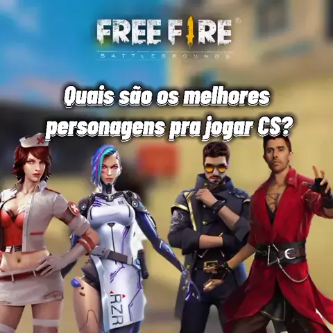 Os 4 melhores personagem pra jogar ranqueada solo! #freefire