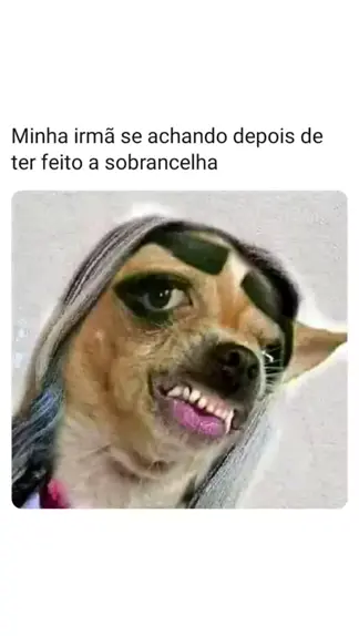 meme levantando a sobrancelha