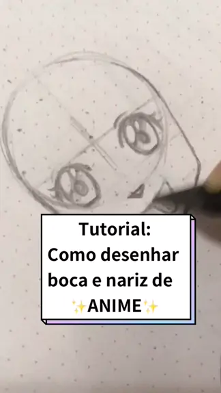 como desenhar boca de anime feminino