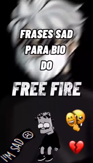 bio para free fire versão sad#freefire #bio #codigos #sad